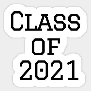 Class of 2021 Sticker